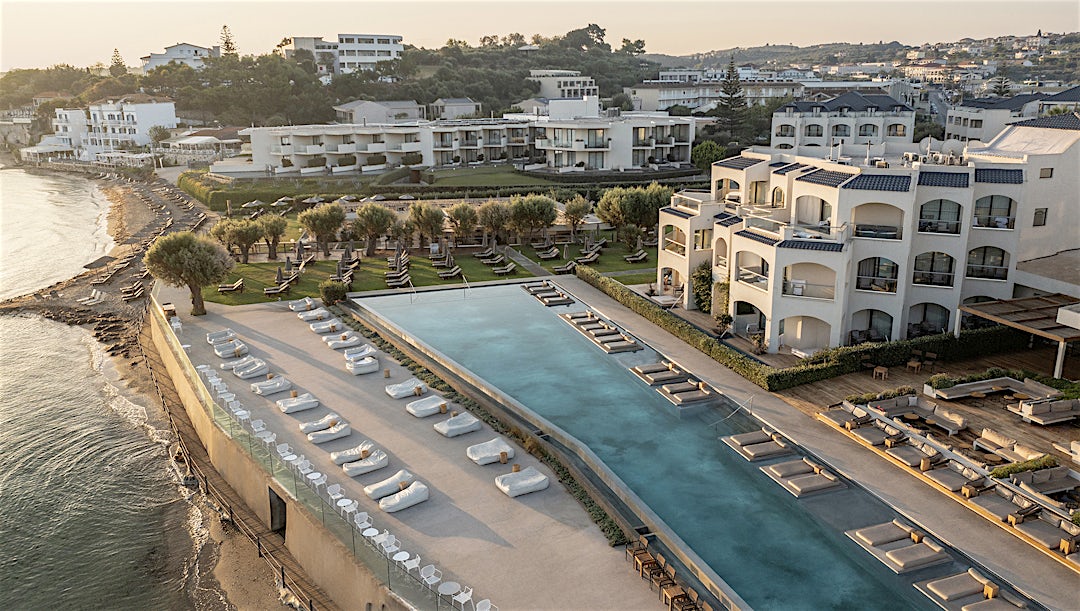 TUI BLUE Caravel Tsilivi Zakynthos översiktsvy över poolområdet